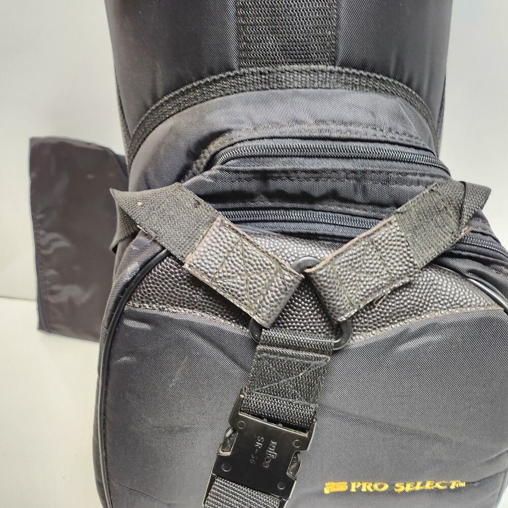 PRO SELECT Golf Staff Cart Bag | 6-Way Divider | Black w/ Rain Hood - Picture 7 of 14